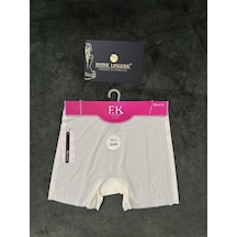 Amelia Premium Buz İpek Ultra Hafif-ince İz Belli Etmez Dikişsiz İpek Hisli Orta Bel Boxer Pudra