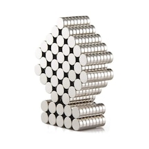 100 Adet 6x1,5 Mm Neodyum Mıknatıs Magnet Yuvarlak