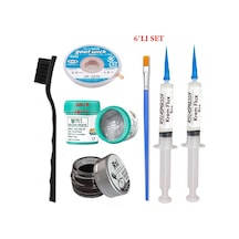 Best Krem Lehim 183 C 50gr Havya Uc Temizleyici Flux Lehim Toplama Cp-2515 Lehim Emme Teli 2fırça Seti03