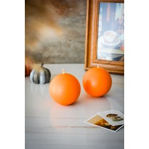 2 Adet Kokulu Yuvarlak Soya Wax Küre Daire Yuvarlak Ev Dekorasyon 001