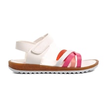 Beyaz-fuşya-pembe Kız Çocuk Düz Sandalet Ayakmod Arz 1100 F Beyaz-fuşya-pembe Beyaz - Fuşya