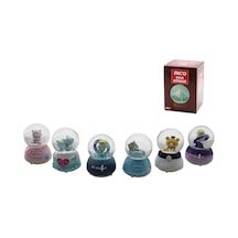 Orta Boy - 8cm Pilli - Işıklı Müzikli Kar Küresi Cam Hayvan Figürlü - Desen Mix Renkli Herhangi Bir Tanesi Gönderilir Go-53-vice 95021634