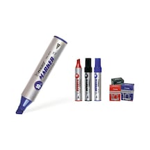 Mikro Markör Permanent Jumbo 10 Mm Mavi Mr-6010 Çok Renkli