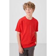 Tommylife Fiesta Pamuklu Yumuşak Dokulu Oversize Baskılı Erkek Çocuk T-shirt - 11301 Kırmızı Tommylife Fiesta Pamuklu Yumuşak Dokulu Oversize Baskılı Erkek Çocuk T-shirt - 11301 Kırmızı