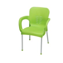 Onurçeşitpazari Comfort  Aliminyum Ayaklı Yeşil 2 Adet Sandalye