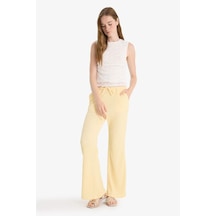 Defacto Wide Leg Cepli Normal Bel Standart Boy Bürümcük Pantolon F7659ax25auyl252 Sarı Defacto Wide Leg Cepli Normal Bel Standart Boy Bürümcük Pantolon F7659ax25auyl252 Sarı