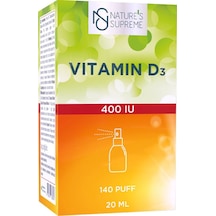 Natures Supreme Vitamin D3 400 Iu 20 ML