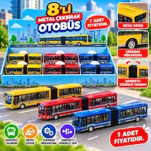 Dmn1210-c55 Kutuda 8li Metal Çekbırak Otobüs 1 Adet Fiyatıdır Beyaz