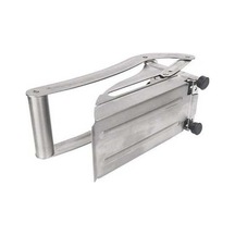 Ulzyvf Cbtx Jd-052 Paslanmaz Çelik Manüel Patates Kesici, Kızartma Emme Plakasız Gri