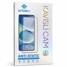 Redmi Note 15 - Anti-static Kavisli Cam Ekran Koruyucu Arbaks Arb-004