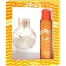 Fiery II Kadın Parfüm EDT 100 ML + Fiery II Kadın Sprey Deodorant 150 ML