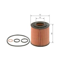YAĞ FILTRE PM018 BMW E46 E90 E60 E61 E84 E83 N40 N42 09864B7018