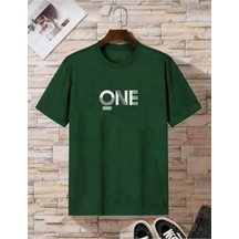 Kozia Outdoors Malkoçbey One Baskılı Overisze Unisex Basic T-shirt Yeşil