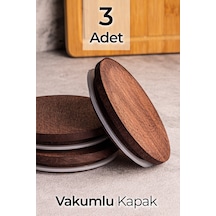Snippy Bella Milla 3'lü Ahşap Vakumlu Kapak Elysia Timeless Uyumlu Ahşap
