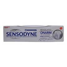 Sensodyne Diş Macunu 75 Ml Beyazlatıcı, Onarım Ve Koruma 12'li Paket
