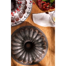 Emsan Arya Kek Kalıbı Antrasit 25.5 Cm