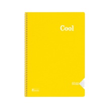 Keskin Color Cool A4 40 Yaprak Kareli Pp Kapak Spiralli Defter Çok Renkli