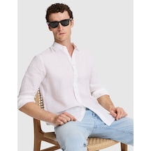 Pierre Cardin Erkek Beyaz Gömlek Desenli 50320945-vr013