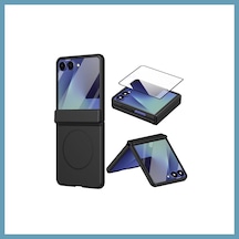 Bezos Joko Samsung Galaxy Z Flip 8 Flippro Magsafe Kapak - Siyah Mbt06