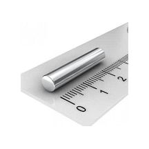 10adet D5x25mm Silindir Neodyum Mıknatıs - Çok Güçlü Mıknatıs