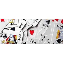 Standart Endeks Oyun Kağıdı Destesi, Poker Boyu, 2 Deste, Kırmızı Ve Mavi
