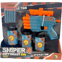 Hedefli Sniper 4 Dart Fırlatıcılı 3 Hedef Kutulu Ve Tabanca