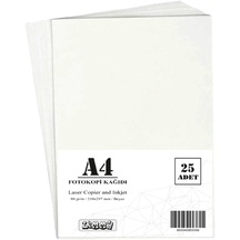 A4 Kağıdı 80 G/m Beyaz Fotokopi Kağıdı - 25 Adet