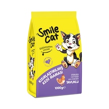 3 Adet Smilecat Kuru Kısır Kedi Maması Tavuklu 1kg