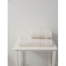 %100 Pamuk Havlu 2 Li Set 1 Adet 70x140 Banyo Havlusu + 1 Adet 50x90 El Yüz Havlusu - %100 Pamuk Havlu 2 Li Set 1 Adet 70x140 Banyo Havlusu + 1 Adet 50x90 El Yüz Havlusu / Krem Krem