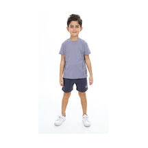 Toontoy Kids Toontoy Erkek Çocuk Şortlu Takım Gri