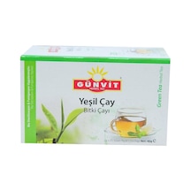 Günvit Yeşil Çay Bitki Süzen Poşet Çay 20 x 2 G