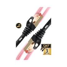 Mn6 M109xf Cat7 Kablo 3 Metre-26awg-s/ftp/10gbps-600 Mhz-3 Metre Cat7 Ethernet Kablosu