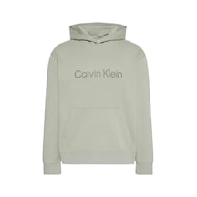 Calvin Klein Ls Eu Std Logo 350te, Pez Erkek Yeşil Sweatshirt