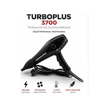 Turboplus 3700 W Prfesyonel Kuaför Fön Makinesi Saç Kurutma Makinesi Ac Motor, Soğuk Hava