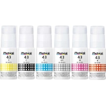 Photoink Canon G640 6 Renk Mürekkep 70 Ml Gı-43