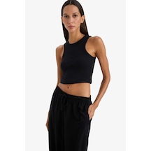 DeFacto Fitted Halter Yaka Fitilli Kaşkorse Atlet U0357AZ25SMBK81 DeFacto Fitted Halter Yaka Fitilli Kaşkorse Atlet U0357AZ25SMBK81