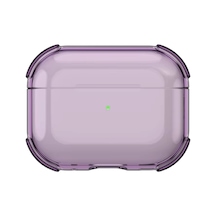 Apple Airpods Pro 3 3.nesil Crystal Kılıf - Mor Altın