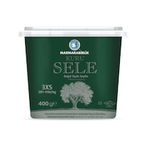 Marmarabirlik Kuru Sele 381-410 KB 3XS Siyah Zeytin Kutu 6 x 400 G
