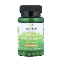 Swanson Vitamins, Dhea & Pregnenolone, 60 Veggie Caps