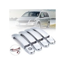 Vw Touran Krom Kapı Kolu 2003-2010 4 Kapı Paslanmaz Çelik N11.958