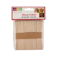Bs68 Ahşap Çubuk Küçük Dondurma Çubuğu 50 Li 10 Paket
