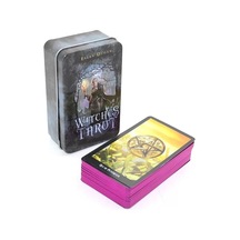 By Ellen Dugan Witches Cadı Metal Kutulu Tarot Kartı Alk2815