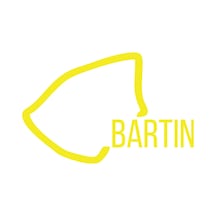 Bartın Harita Araba Sticker 17x17 Cm Sarı