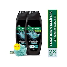 Palmolive Men Cooling Feel Of Muscle Relax Duş Jeli 2 x 500 ML + Duş Lifi