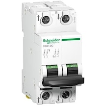 Schneider Electric A9N61525, 5 Amper, 2 Fazlı, C Tipi, DC Uygulamaları İçin Otomatik Sigorta, 6 kA, C5x2A