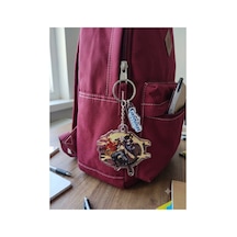Owl Bag Genshin Impact Arataki Itto Karakteri Desenli Acrylic Anahtarlık Çanta Süsü Mıx