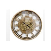 Cm 18k010 B 55 Cm Çarklı Duvar Saati Büyük Boy Dekoratif Vintage Şık Model Çok Renkli