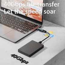 240w Pd3.1 Manyetik Usb-c Adaptör 40gbps Usb4.0 Veri Aktarımı Tam Fonksiyonlu Ve Çok Yönlü Otget