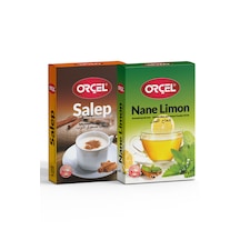 Orçel Salep Nane Limon Aromalı İçecek Tozu Oralet Çay 2 x 200 G