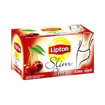 Lipton Slim Plus Kiraz Saplı Bitki Çayı Süzen Poşet 2'li 20 x 2 G